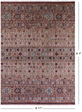 Khorjin Persian Gabbeh Hand Knotted Wool Rug - 6' 11" X 9' 7" - Golden Nile