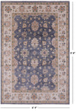 Grey Peshawar Handmade Wool Rug - 6' 4" X 9' 8" - Golden Nile