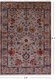 Peshawar Hand Knotted Wool Rug - 5' 9" X 8' 1" - Golden Nile