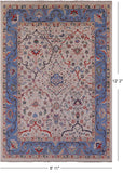 Ivory Turkish Oushak Hand Knotted Wool On Wool Rug - 8' 11" X 12' 2" - Golden Nile