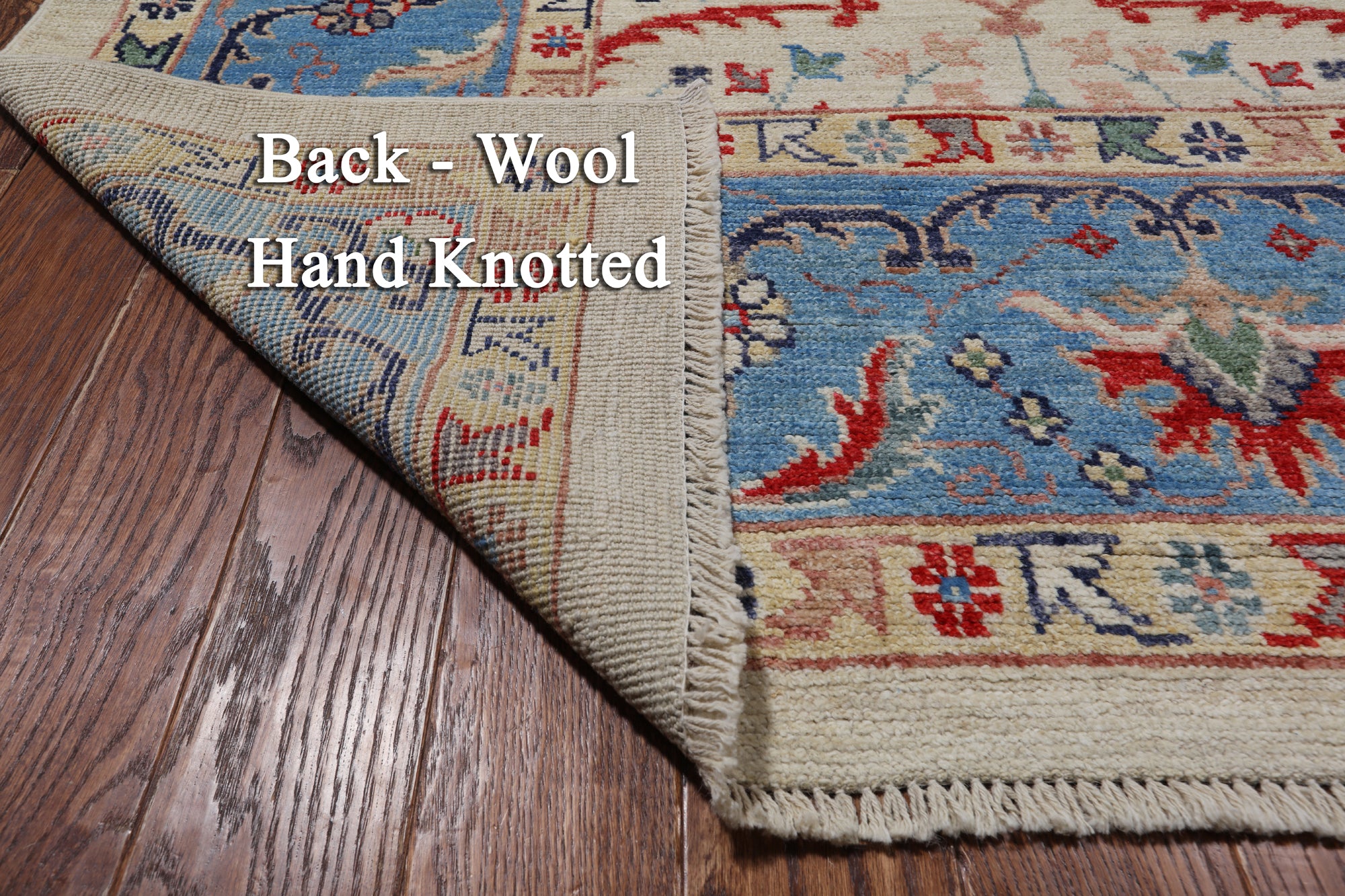 Ivory Turkish Oushak Hand Knotted Wool On Wool Rug - 8' 11" X 12' 2"