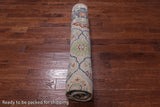 Square Turkish Oushak Hand Knotted Wool On Wool Rug - 9' 2" X 9' 6"