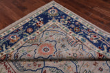 Square Turkish Oushak Hand Knotted Wool On Wool Rug - 9' 2" X 9' 6"