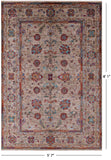Peshawar Hand Knotted Wool Rug - 5' 7" X 8' 1" - Golden Nile