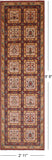 Red Garden Design Persian Hand Knotted Wool Runner Rug - 2' 11" X 9' 8" - Golden Nile