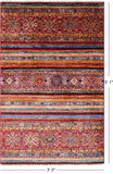 Khorjin Persian Gabbeh Handmade Wool Rug - 3' 3" X 5' 1" - Golden Nile