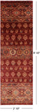 Tribal Persian Gabbeh Hand Knotted Wool Runner Rug - 2' 10" X 9' 10" - Golden Nile