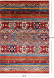 Khorjin Persian Gabbeh Handmade Wool Rug - 3' 2" X 4' 11" - Golden Nile
