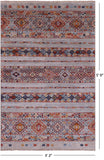 Khorjin Persian Gabbeh Hand Knotted Wool Rug - 3' 2" X 5' 0" - Golden Nile