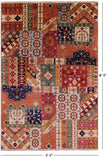 Super Kazak Hand Knotted Wool Rug - 5' 5" X 8' 3" - Golden Nile