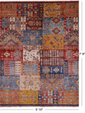 Super Kazak Handmade Wool Rug - 5' 10" X 7' 8" - Golden Nile