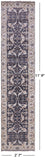 Grey Turkish Oushak Hand Knotted Wool Runner Rug - 2' 7" X 11' 9" - Golden Nile