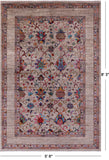 Peshawar Hand Knotted Wool Rug - 5' 6" X 8' 3" - Golden Nile