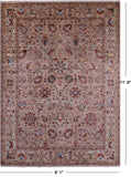 Peshawar Hand Knotted Wool Rug - 9' 1" X 11' 9" - Golden Nile