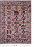 Turkmen Ersari Hand Knotted Wool Rug - 5' 8" X 7' 9" - Golden Nile
