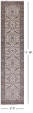 Ivory Turkish Oushak Hand Knotted Runner Rug - 2' 7" X 11' 10" - Golden Nile