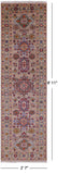 Super Kazak Handmade Wool Runner Rug - 2' 7" X 8' 11" - Golden Nile