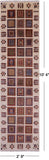 Ivory Garden Design Persian Hand Knotted Wool Runner Rug - 2' 9" X 10' 4" - Golden Nile