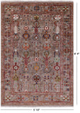 Peshawar Handmade Wool Rug - 5' 10" X 8' 4" - Golden Nile