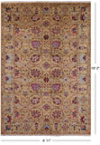 Persian Tabriz Hand Knotted Wool Rug - 6' 11" X 10' 2" - Golden Nile