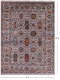Peshawar Hand Knotted Wool Rug - 5' 1" X 6' 9" - Golden Nile