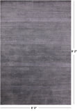 Savannah Grass Hand Knotted Wool & Silk Rug - 6' 0" X 9' 2" - Golden Nile