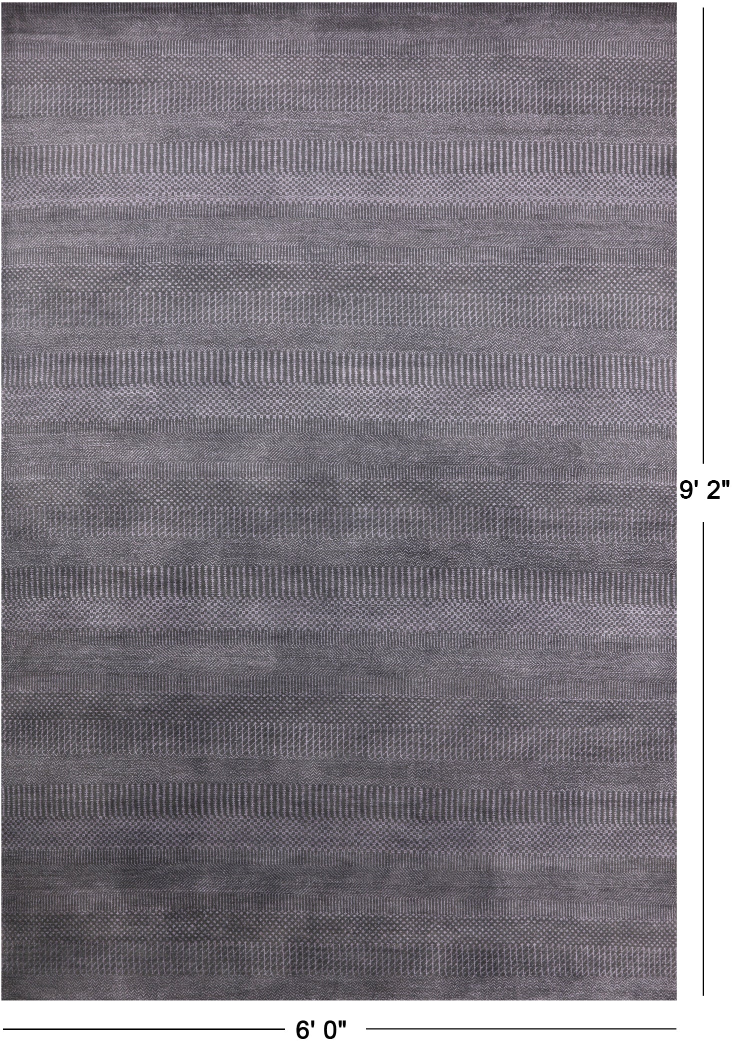 Savannah Grass Hand Knotted Wool & Silk Rug - 6' 0" X 9' 2" - Golden Nile