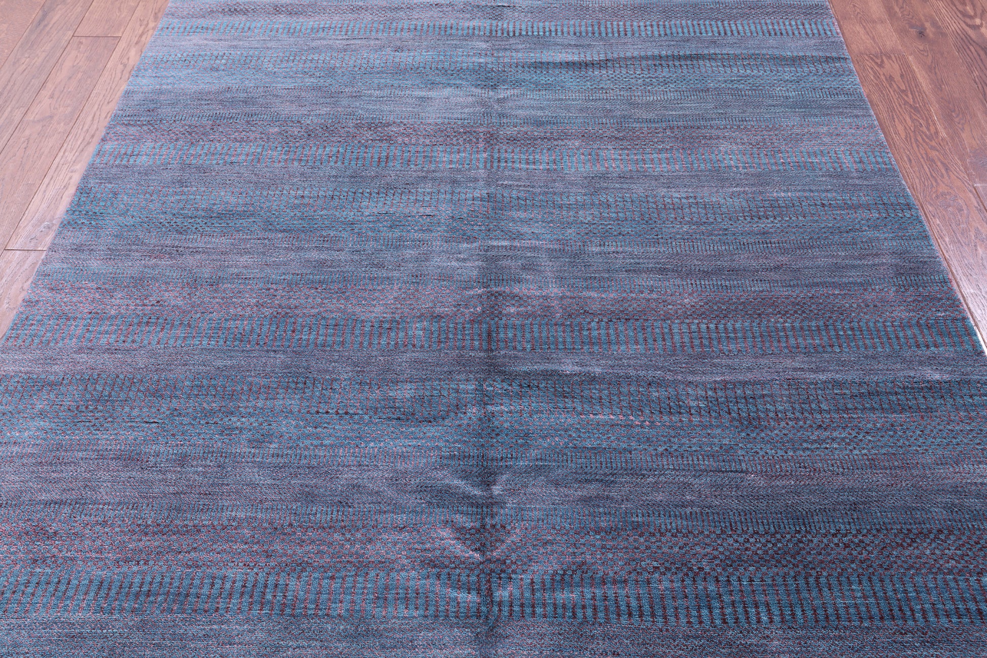 Savannah Grass Hand Knotted Wool & Silk Rug - 5' 11" X 8' 11" - Golden Nile