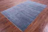 Savannah Grass Hand Knotted Wool & Silk Rug - 5' 11" X 8' 11" - Golden Nile