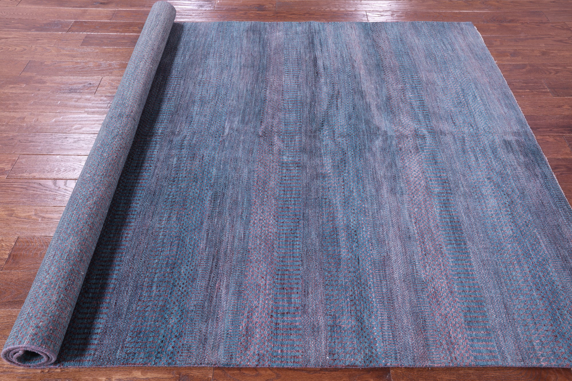 Savannah Grass Hand Knotted Wool & Silk Rug - 5' 11" X 8' 11" - Golden Nile