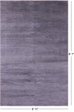 Savannah Grass Hand Knotted Wool & Silk Rug - 5' 11" X 9' 1"