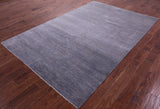 Savannah Grass Hand Knotted Wool & Silk Rug - 5' 11" X 9' 1"