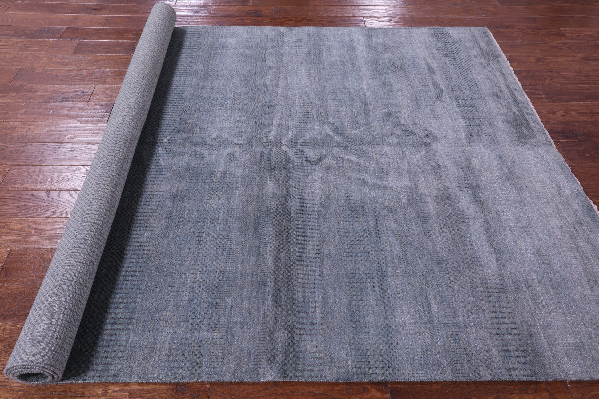 Savannah Grass Handmade Wool & Silk Rug - 6' 0" X 9' 3" - Golden Nile