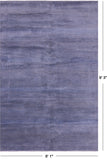 Savannah Grass Hand Knotted Wool & Silk Rug - 6' 1" X 9' 3"