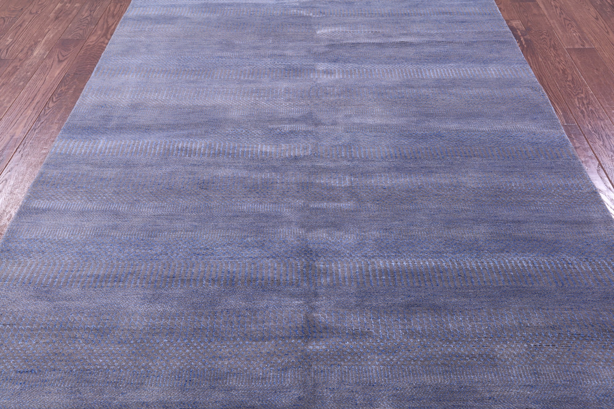 Savannah Grass Hand Knotted Wool & Silk Rug - 6' 1" X 9' 3"