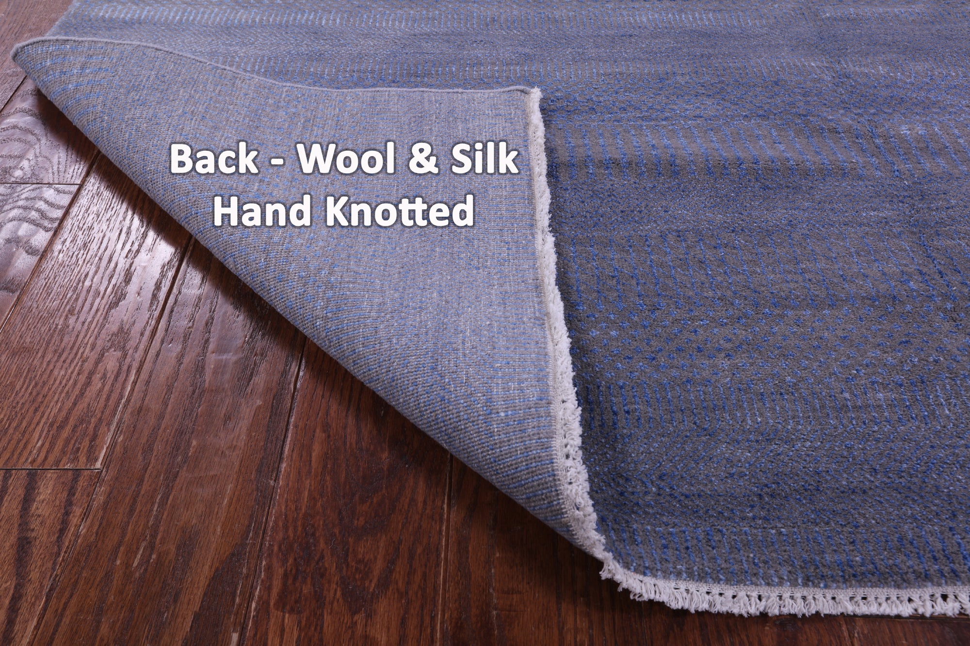 Savannah Grass Hand Knotted Wool & Silk Rug - 6' 1" X 9' 3"