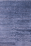 Blue Savannah Grass Handmade Wool & Silk Rug - 6' 0" X 9' 0" - Golden Nile