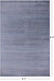 Savannah Grass Hand Knotted Wool & Silk Rug - 6' 1" X 9' 3" - Golden Nile