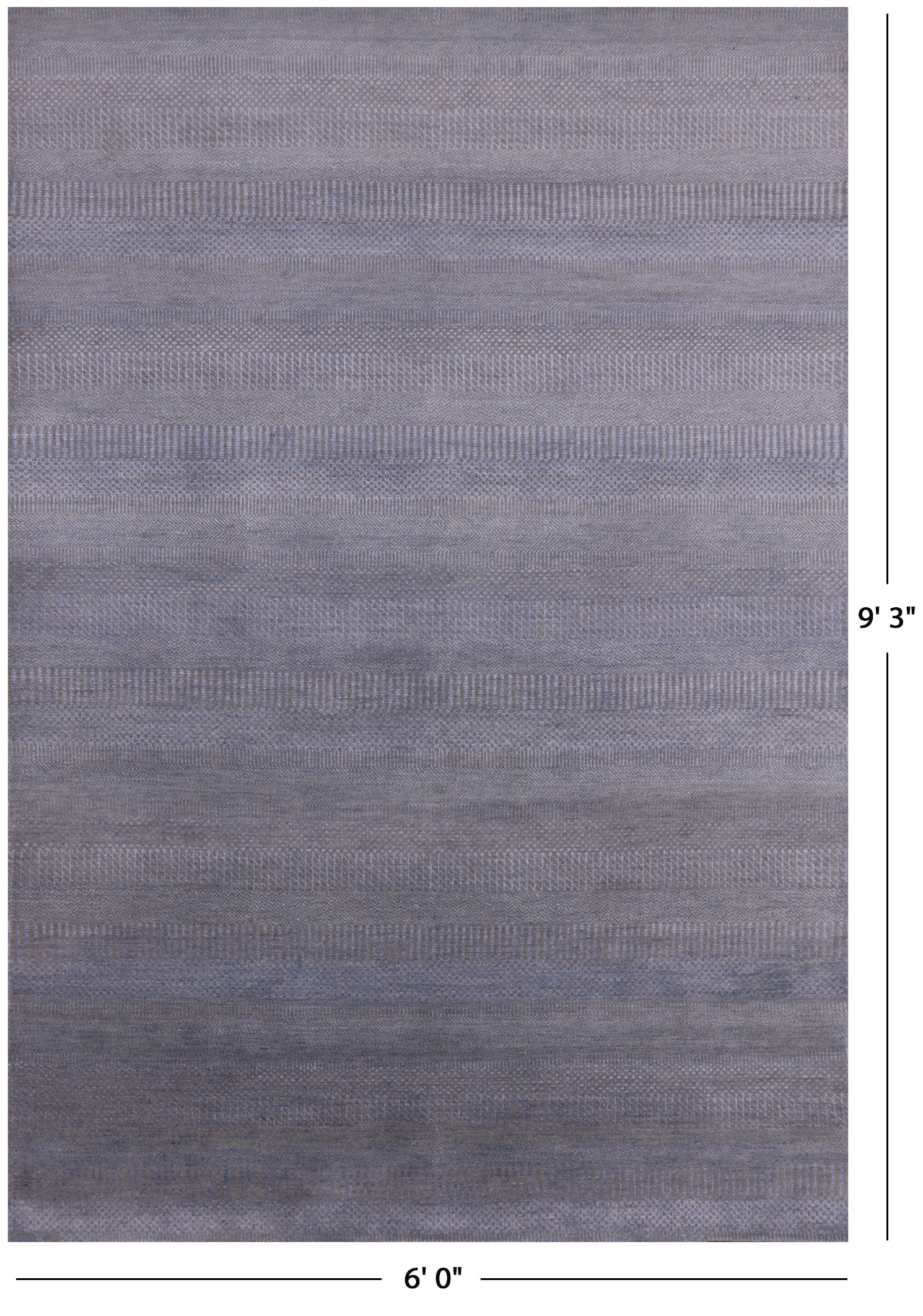 Savannah Grass Hand Knotted Wool & Silk Rug - 6' 0" X 9' 3" - Golden Nile