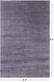 Savannah Grass Hand Knotted Wool & Silk Rug - 6' 0" X 9' 3"