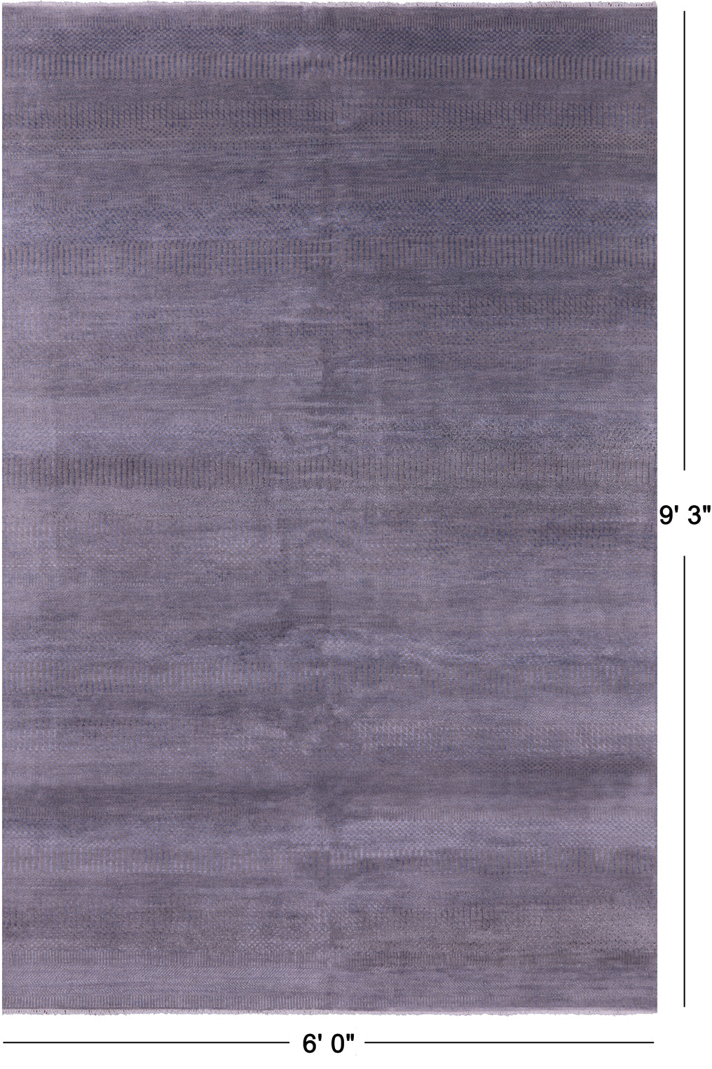 Savannah Grass Hand Knotted Wool & Silk Rug - 6' 0" X 9' 3"