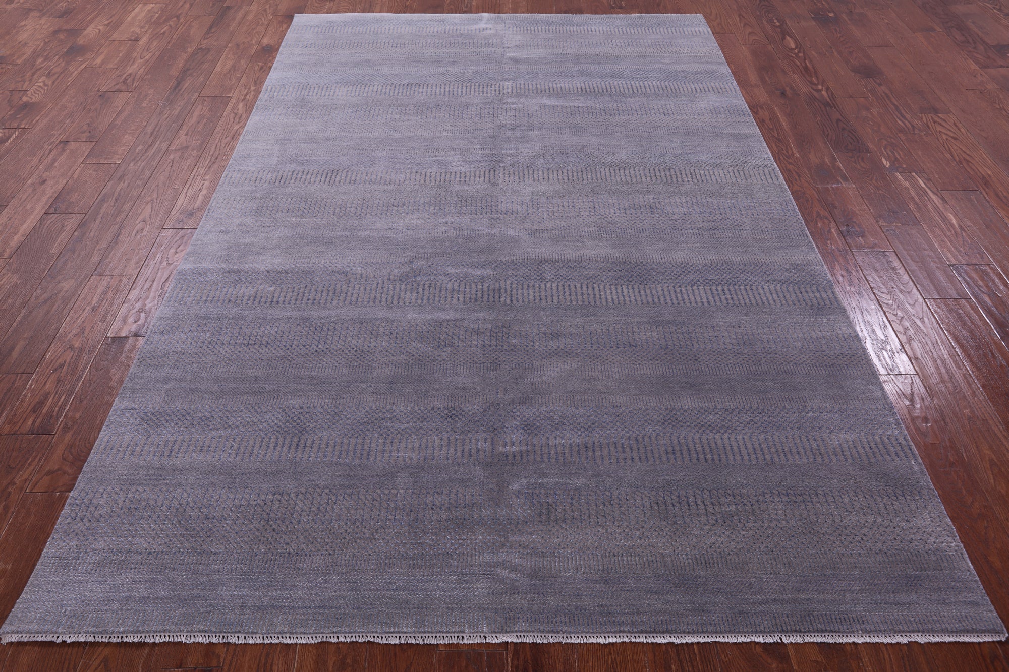Savannah Grass Hand Knotted Wool & Silk Rug - 6' 0" X 9' 3"