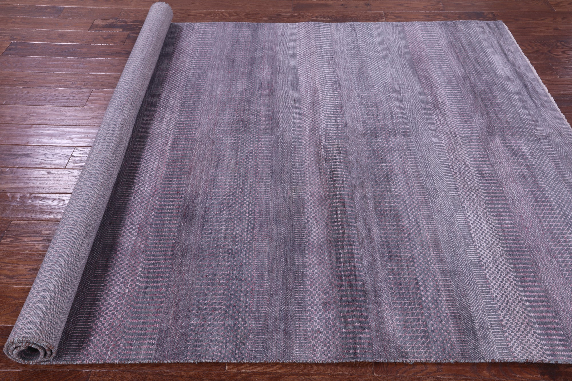 Savannah Grass Hand Knotted Wool & Silk Rug - 6' 1" X 9' 4"
