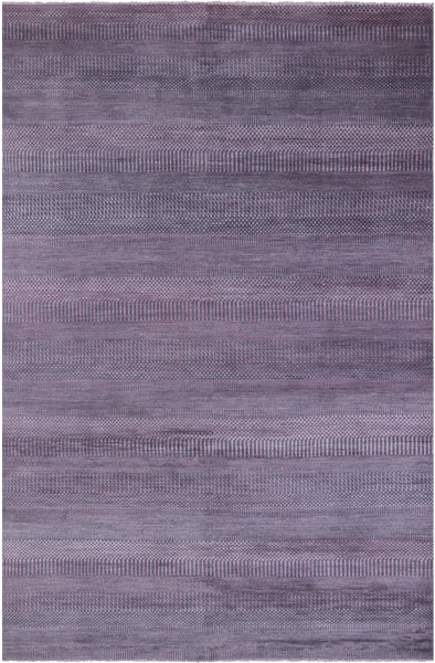 Savannah Grass Hand Knotted Wool & Silk Rug - 6' 1" X 9' 4"