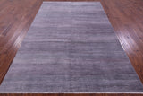 Savannah Grass Hand Knotted Wool & Silk Rug - 6' 1" X 9' 4"