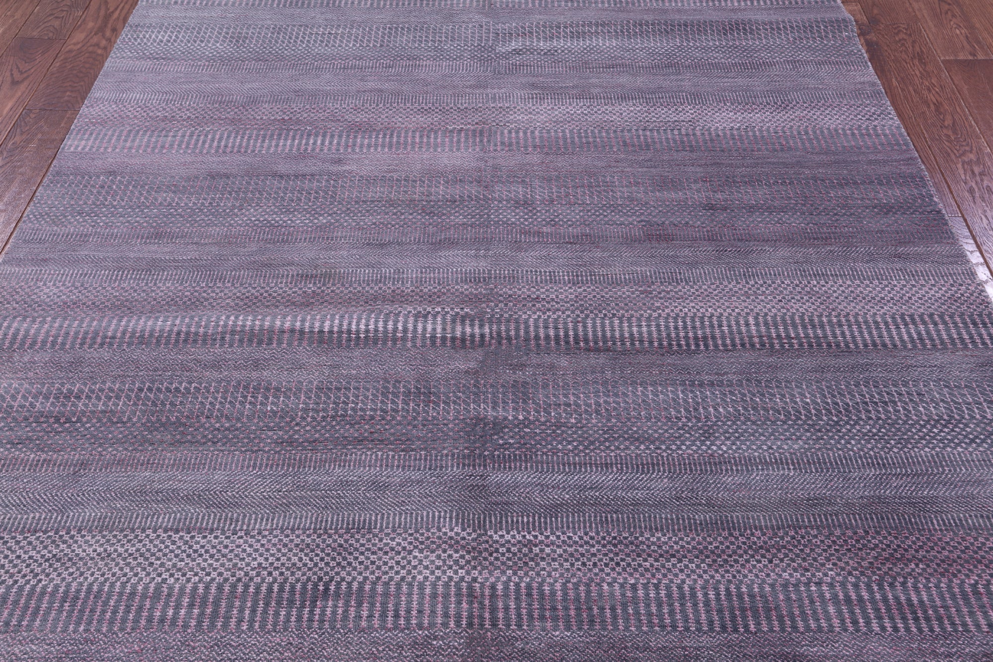 Savannah Grass Hand Knotted Wool & Silk Rug - 6' 1" X 9' 4"