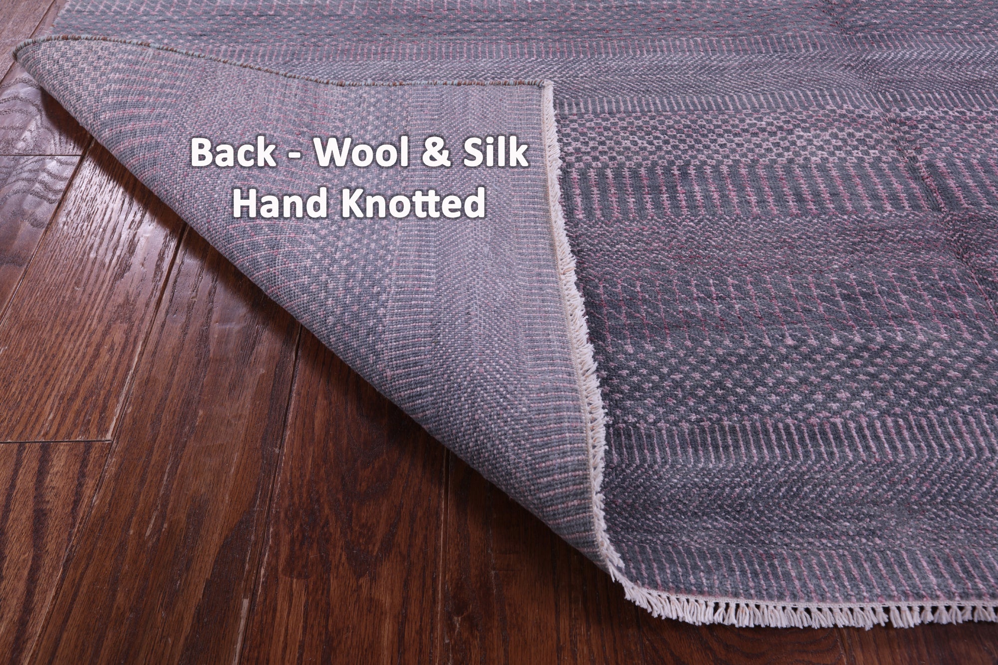 Savannah Grass Hand Knotted Wool & Silk Rug - 6' 1" X 9' 4"
