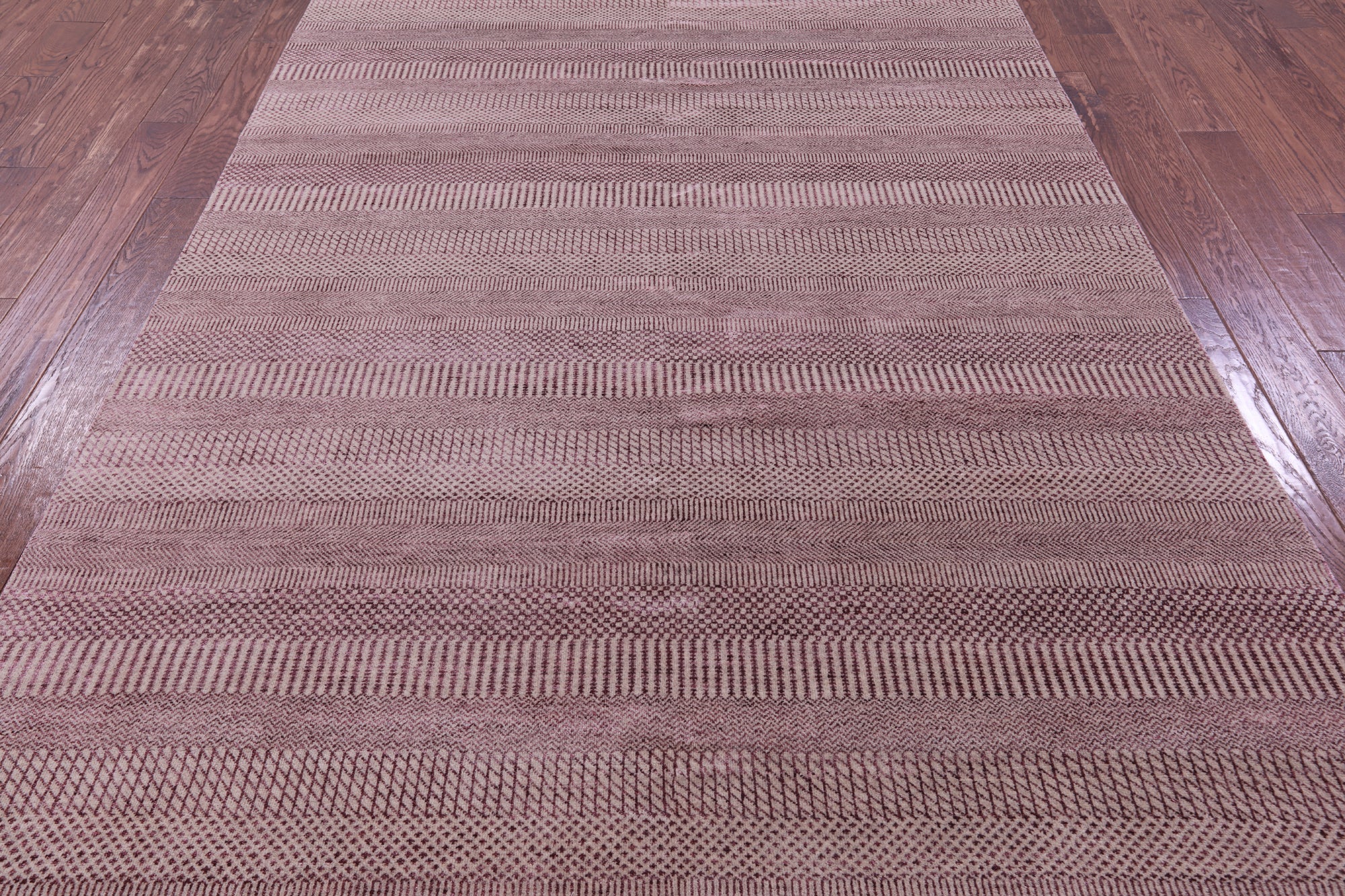Savannah Grass Hand Knotted Wool & Silk Rug - 6' 1" X 9' 1"