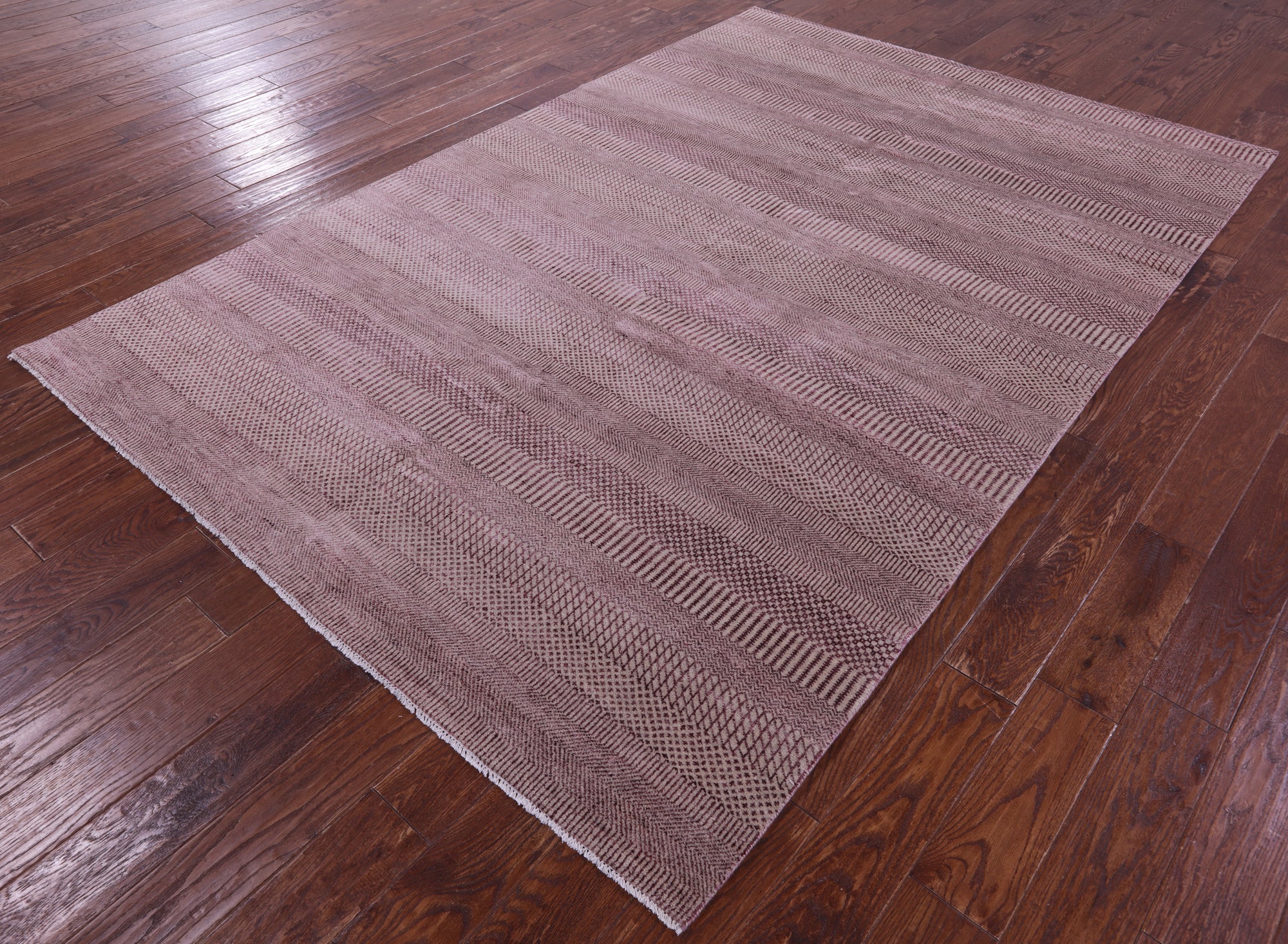 Savannah Grass Hand Knotted Wool & Silk Rug - 6' 1" X 9' 1"