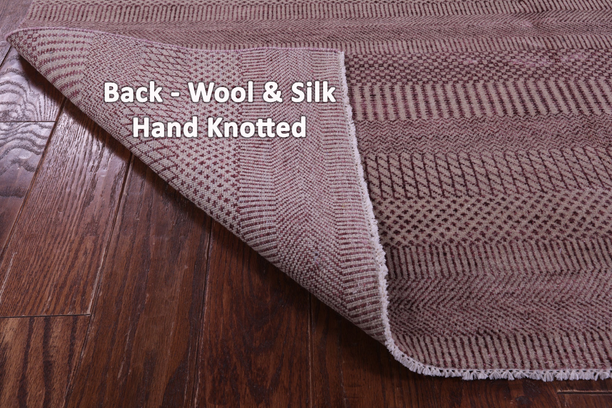 Savannah Grass Hand Knotted Wool & Silk Rug - 6' 1" X 9' 1"